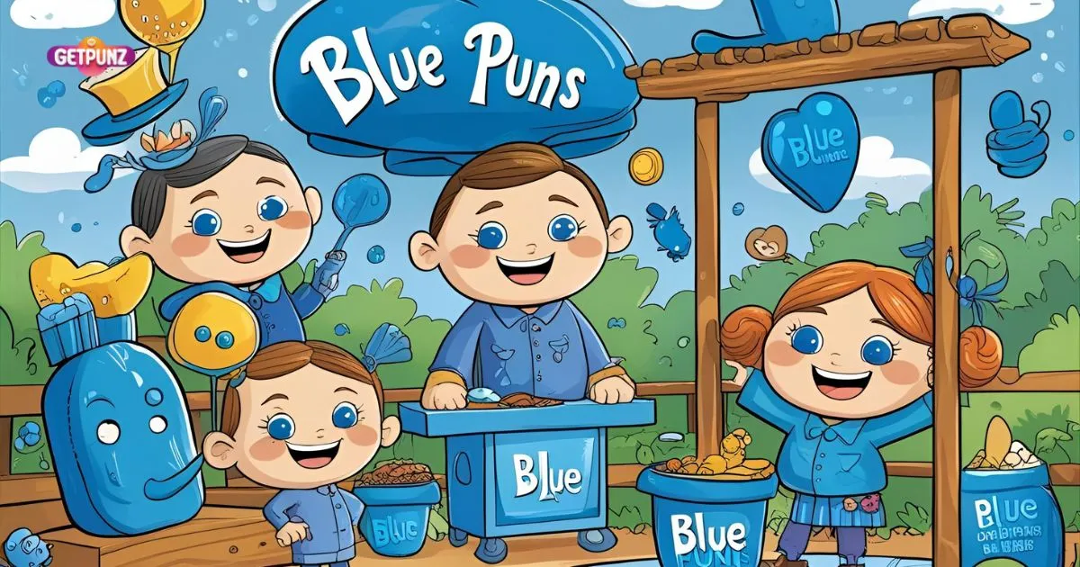 Blue puns