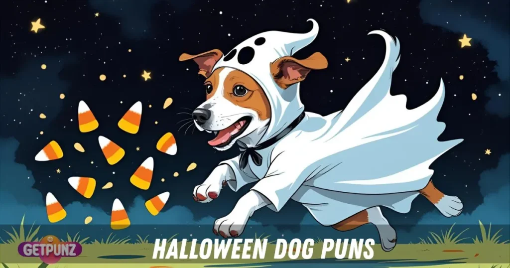 Halloween dog puns