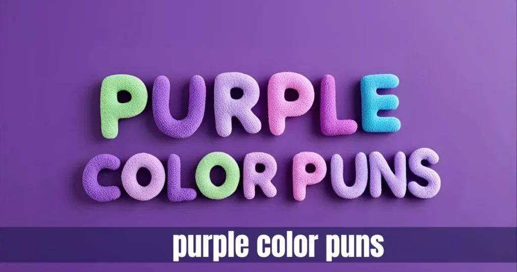 Purple Color Puns
