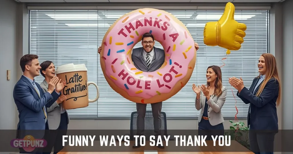 Funny Ways to say Thank You