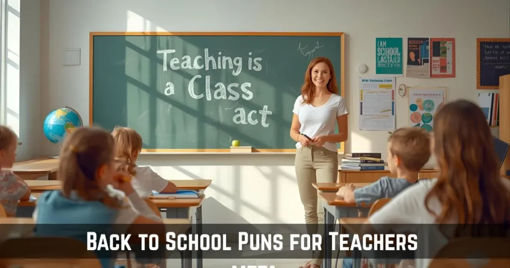 Back to School Puns for Teachers
