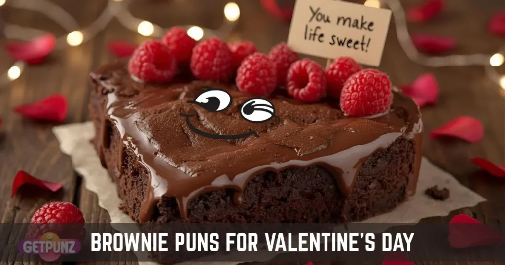 Brownie Puns for Valentine's Day