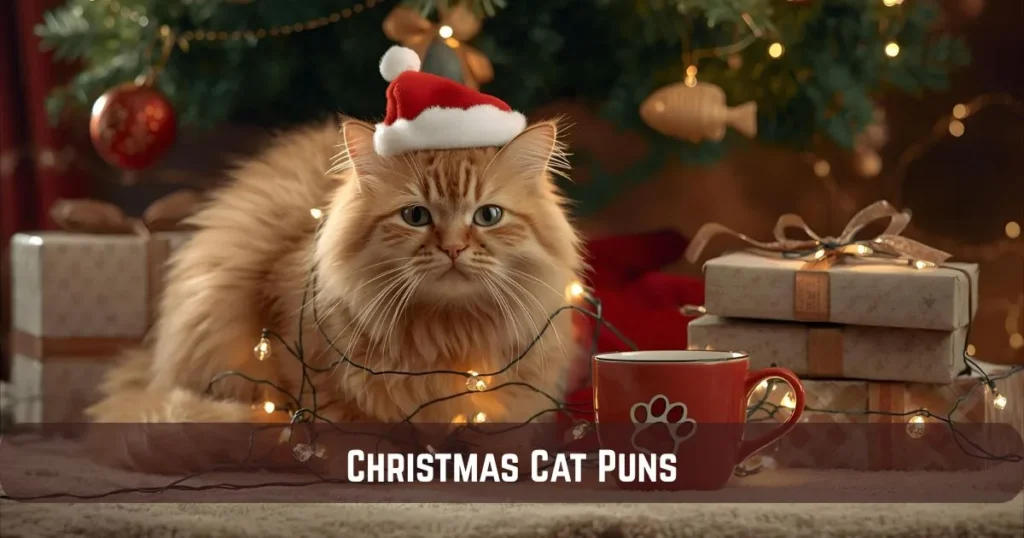 Christmas Cat Puns