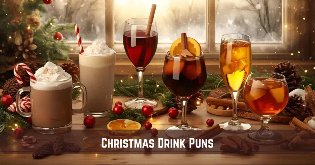 Christmas Drink Puns
