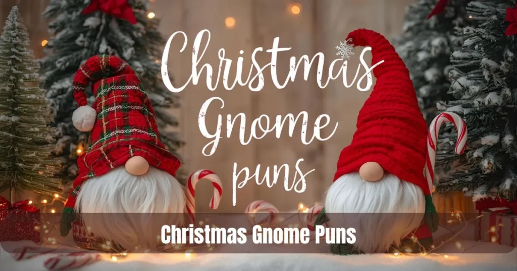 Christmas Gnome Puns